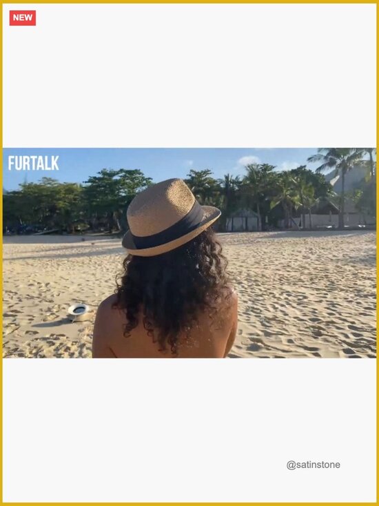 Straw Fedora Sun Hat with UPF 80+ Foldable Roll Up Short Brim Panama Beach Hat main image 5